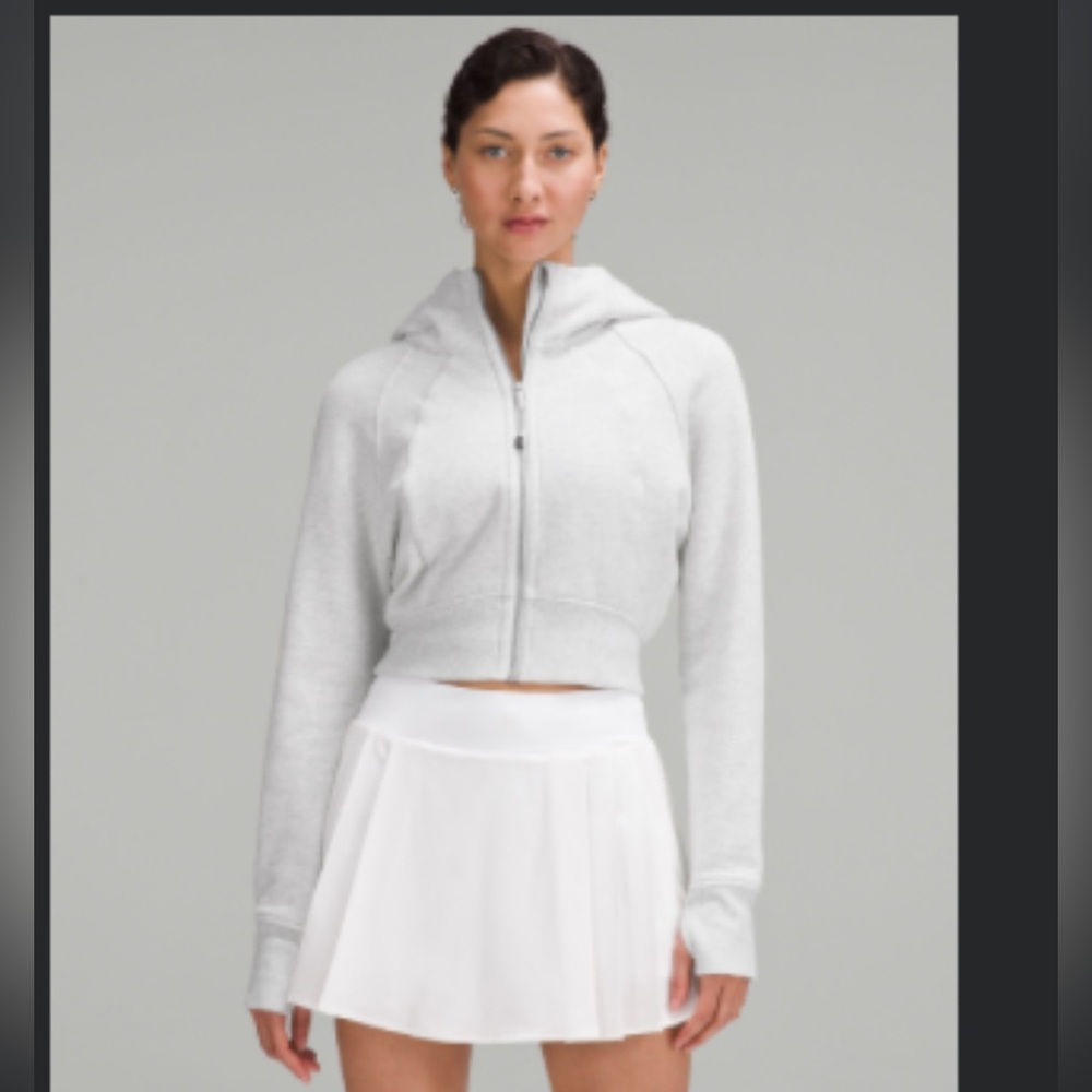 Lululemon Scuba Full Zip Cropped Hoodie
